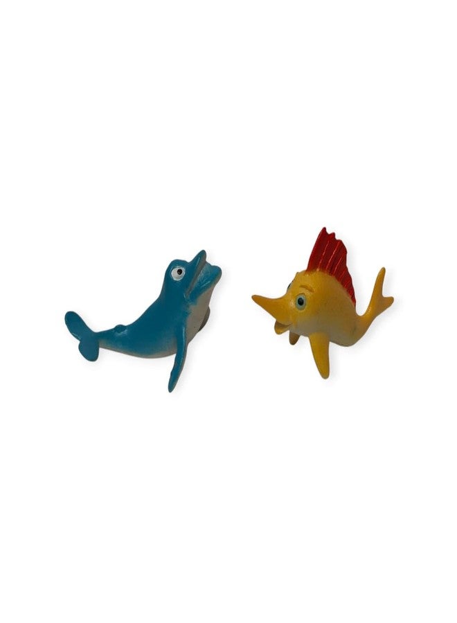 DIMAZO Small Kids Sea & Wild Animal Toys Sets for Fun, Educational, Spark Imagination and Learning (Multi Choice Sets) (Ocean Animals) 12pcs - Image 4